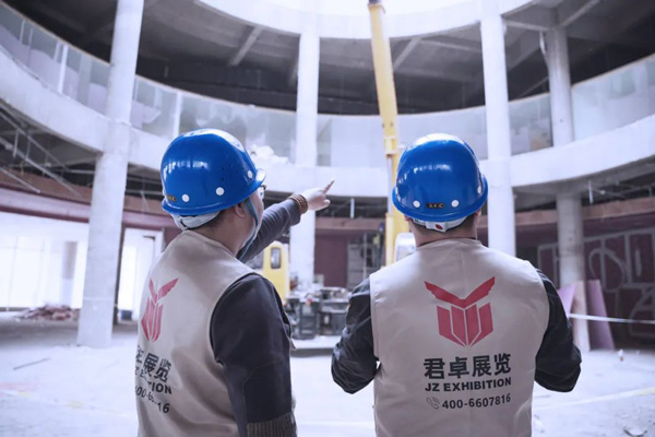 君卓展覽|直擊康業(yè)制藥大廈施工現(xiàn)場，正式進(jìn)入沖刺階段！