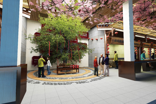 西安展廳裝修設(shè)計公司：結(jié)合文化藝術(shù)與現(xiàn)代設(shè)計，創(chuàng)造富有視覺沖擊力的展覽空間，提升觀眾參與感與互動性