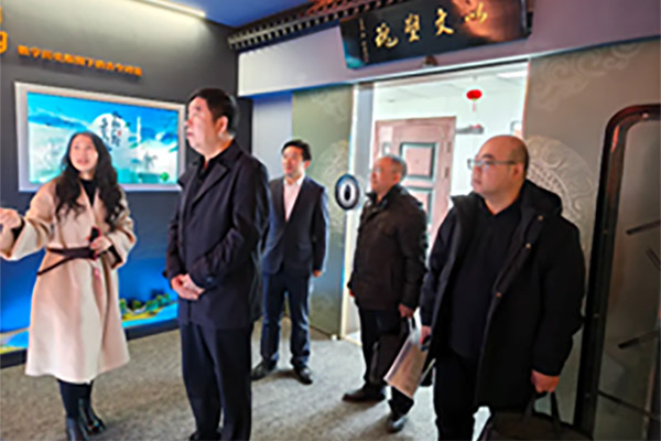 邯鄲市商務局毛俊明等領導蒞臨君卓展覽裝飾（邯鄲公司）調(diào)研指導工作